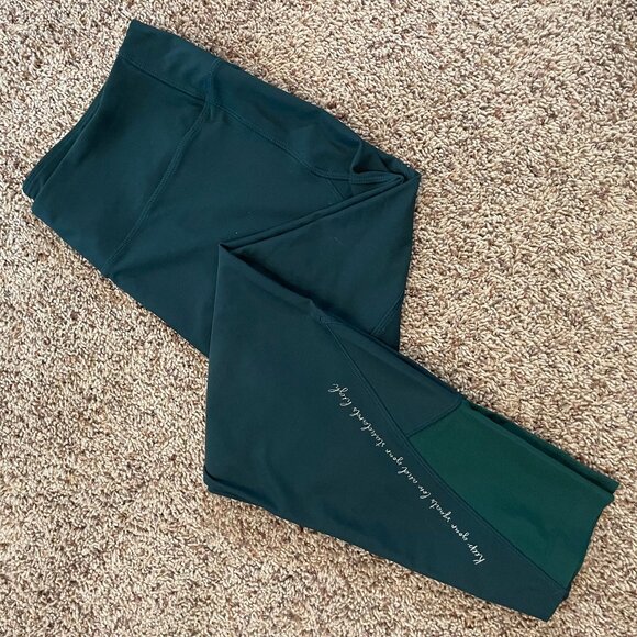 AXS Pants - AXS forest green workout leggings - XL